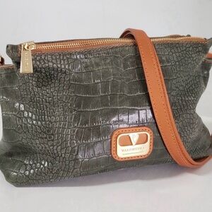 Valentina Green Leather Bag